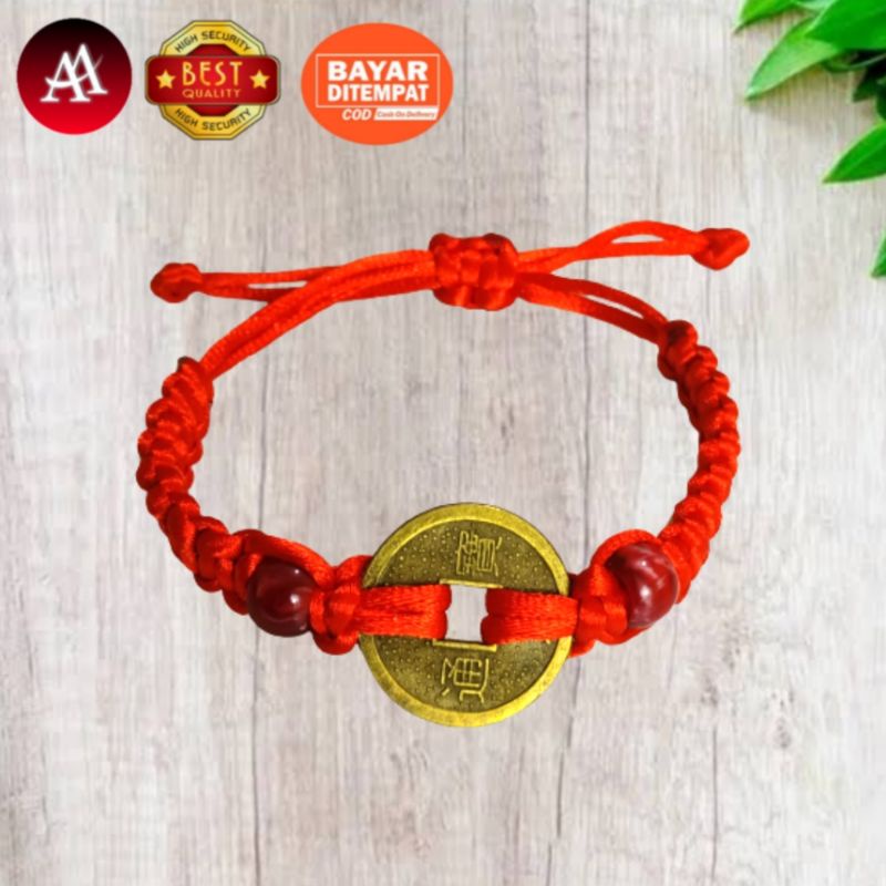 Gelang Koin Fengshui / Gelang Keberuntungan Koin kuno