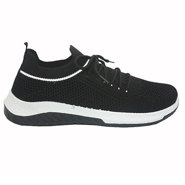 Klensia Sport Shoes Sepatu Sneakers Wanita Bertali Hitam 689-009- Black-1