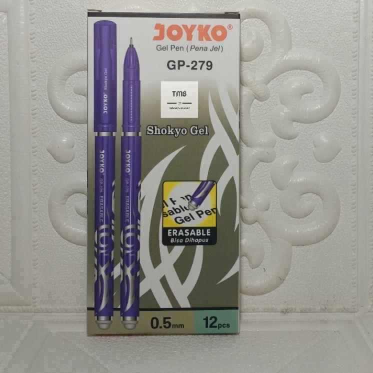 

Garansi Toko Pen Gel Joyko bisa dihapus GP-279 tinta biru