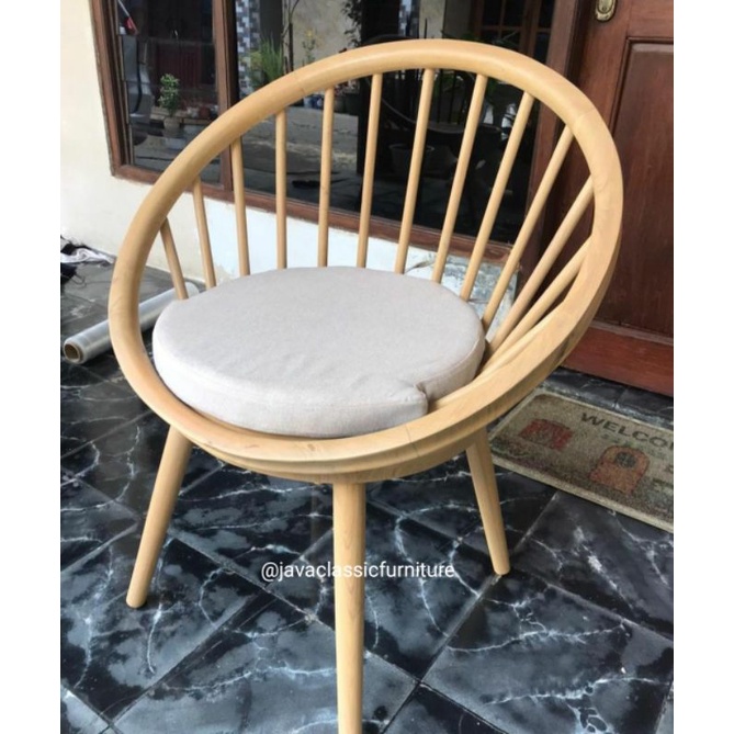 KURSI TERAS KAYU JATI PARABOLA JARI JARI JOK UNIK FINISHING NATURAL FURNITURE JEPARA-2