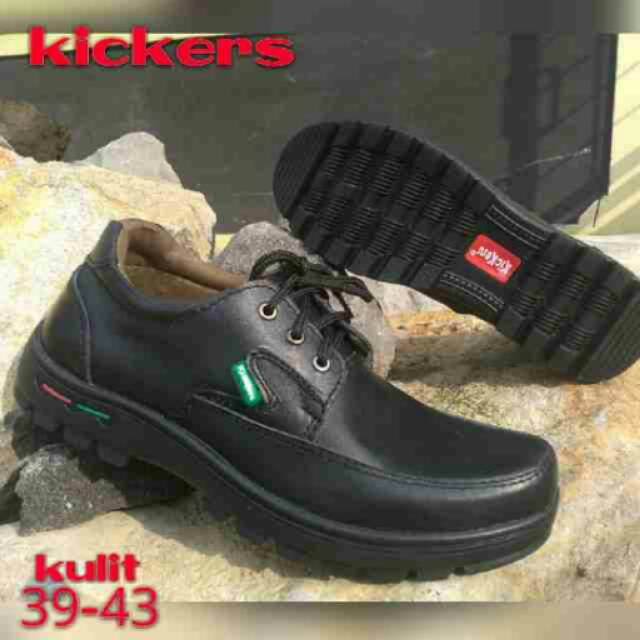 Sepatu kickers/sepatu kulit pantofel tali