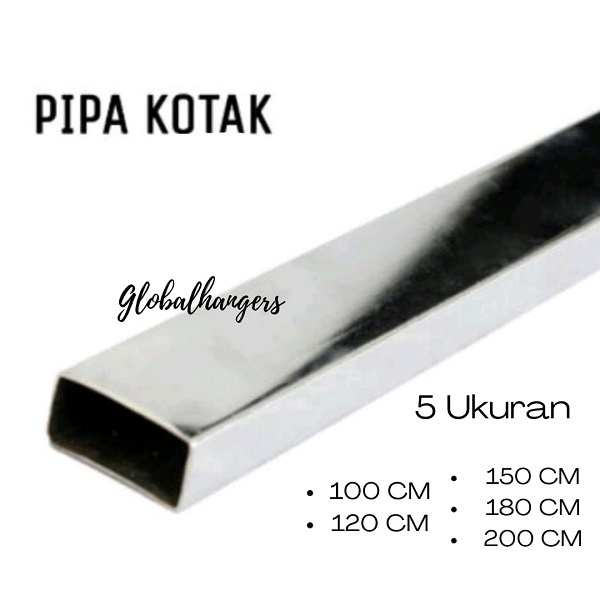 Pipa Besi Hollow | Pipa Kotak Besi Chrome ( Material Besi Chrome )