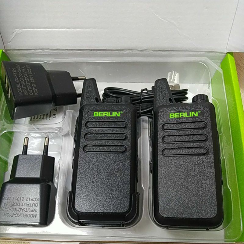 radio ht berlin bl-238 uhf 1 pasang bagus murah