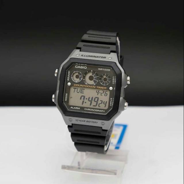 Casio illuminator original baterai 10 tahun