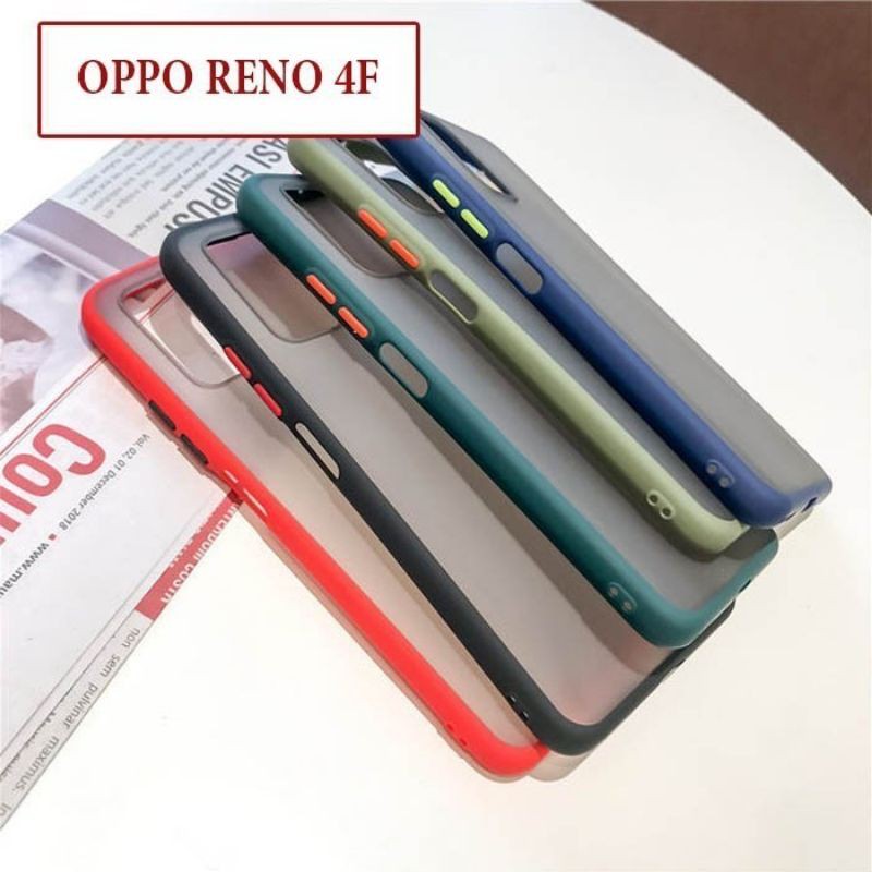 case oppo reno 4f dove matte AERO case reno 4F