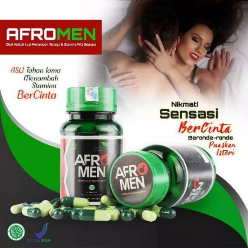 ( BISA COD ) AFROMEN - OBAT STAMINA PRIA HERBAL 100% ORIGINAL