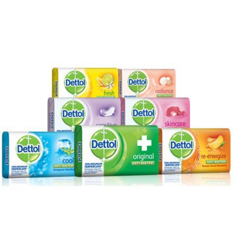 Dettol Sabun Batang All Variant 60gr &amp; 100gr~ Sabun Dettol 100% Original