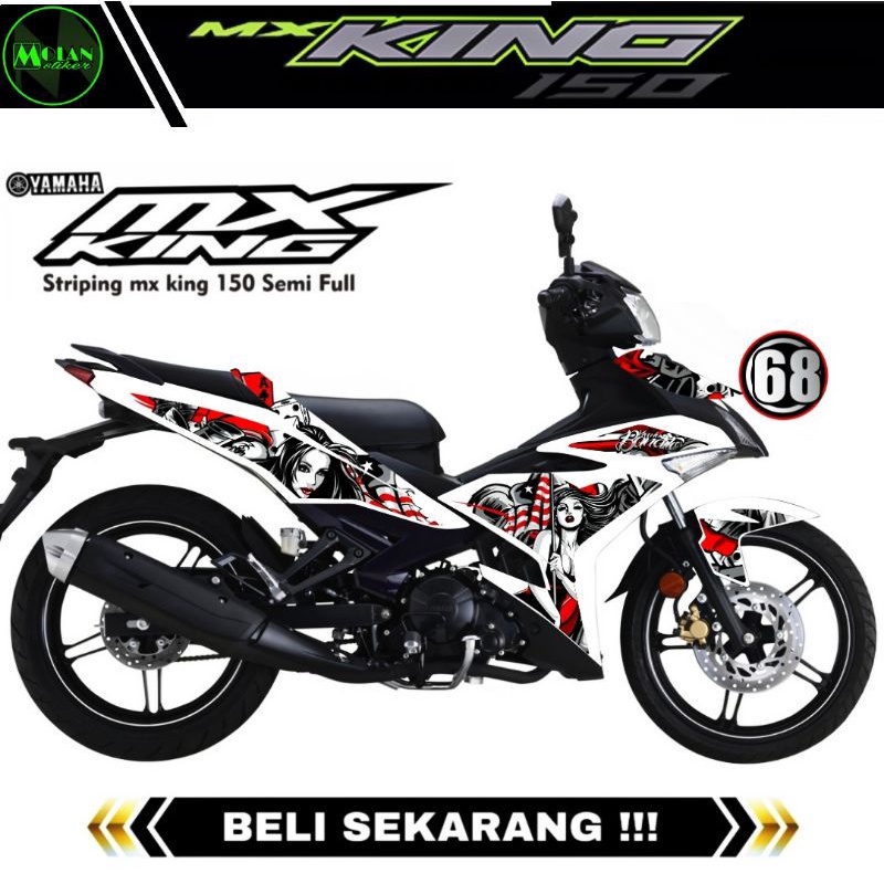 Decal Sticker Striping Variasi Semi Fullbody Jupiter Mx King 150 / Jupiter Mx 150 / Striping Mx King
