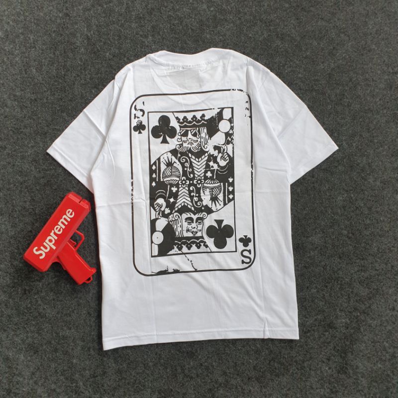 STUSSY | KAOS STUSSY KING CARD - TSHIRT OVERSIZE MIRROR FULL TAG