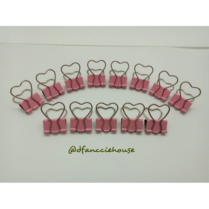 

DFANCCIE BIRDER CLIP PENJEPIT KERTAS PINK LOVE