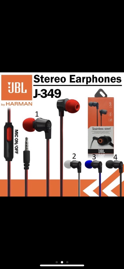 Hf jbl j-349 promo , handset , handfree , earphone