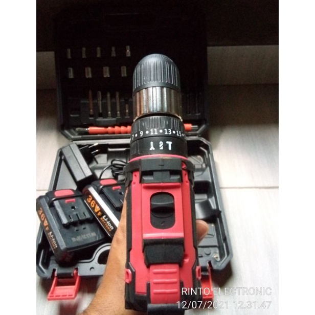 bor cordless 13 Mili YUKIDO Japan beton kayu besi 36v