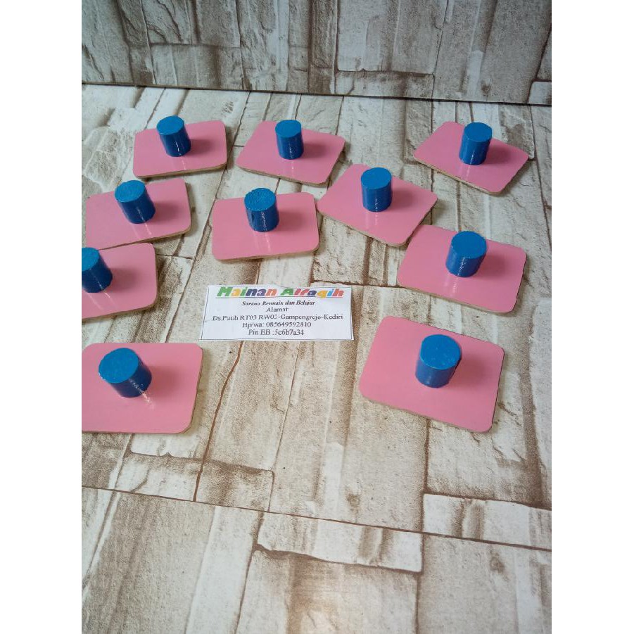 Mainan Anak Edukatif- Stempel Bunga- Mainan Mengecap