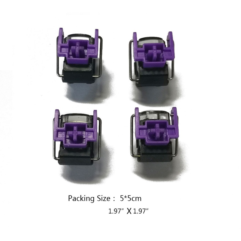 zzz 4Pcs Razer Purple Optical Switches Hot Swap Switch for Razer Huntsman Elite Gaming Mechanical Keyboard Switches