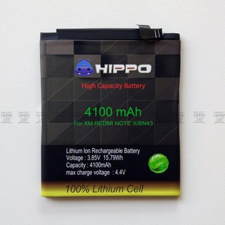 Baterai Hippo Double Power Original XiaoMi BN43 Redmi Note