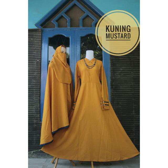 Promo Cuci Gudang Set Gamis Syari Cadar Auni