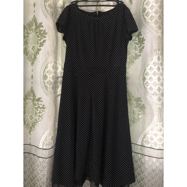 dress korea hitam
