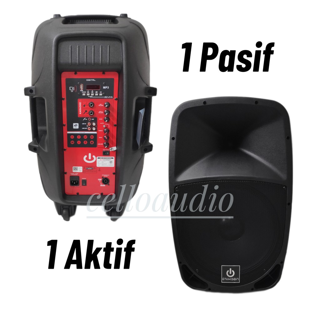 Speaker Aktif & Pasif 15 Inch Crimson Soul 15 Speaker Karaoke (1 Set)
