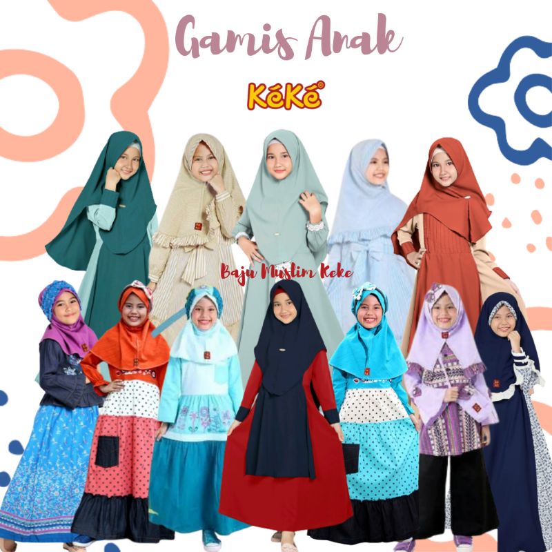 Flash Sale Gamis Anak Keke