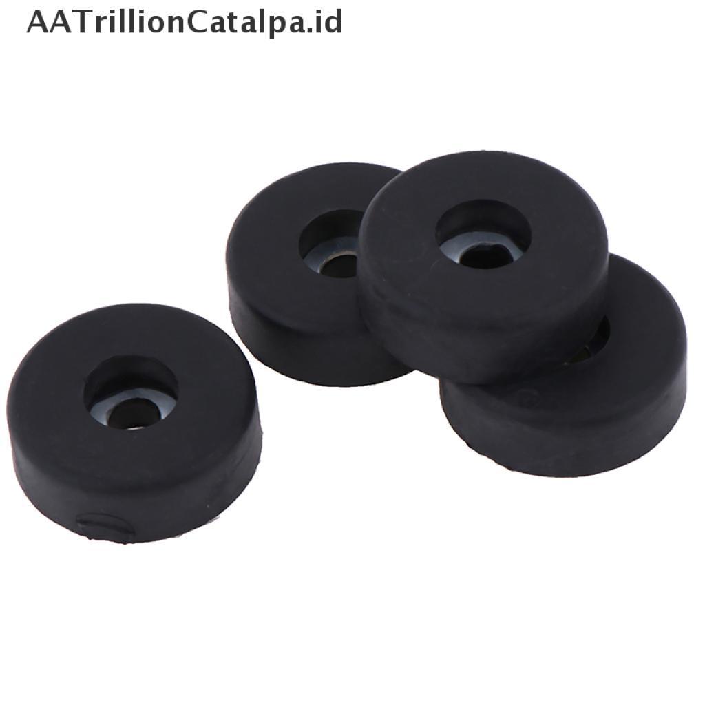 4 Pcs Bantalan Holder Kaki Bahan Karet Ukuran 30x10mm Untuk Mesin Cuci