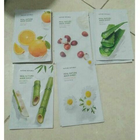 [BONUS UNOFFICIAL PC NCT] Nature Republic Real Nature Mask Sheet
