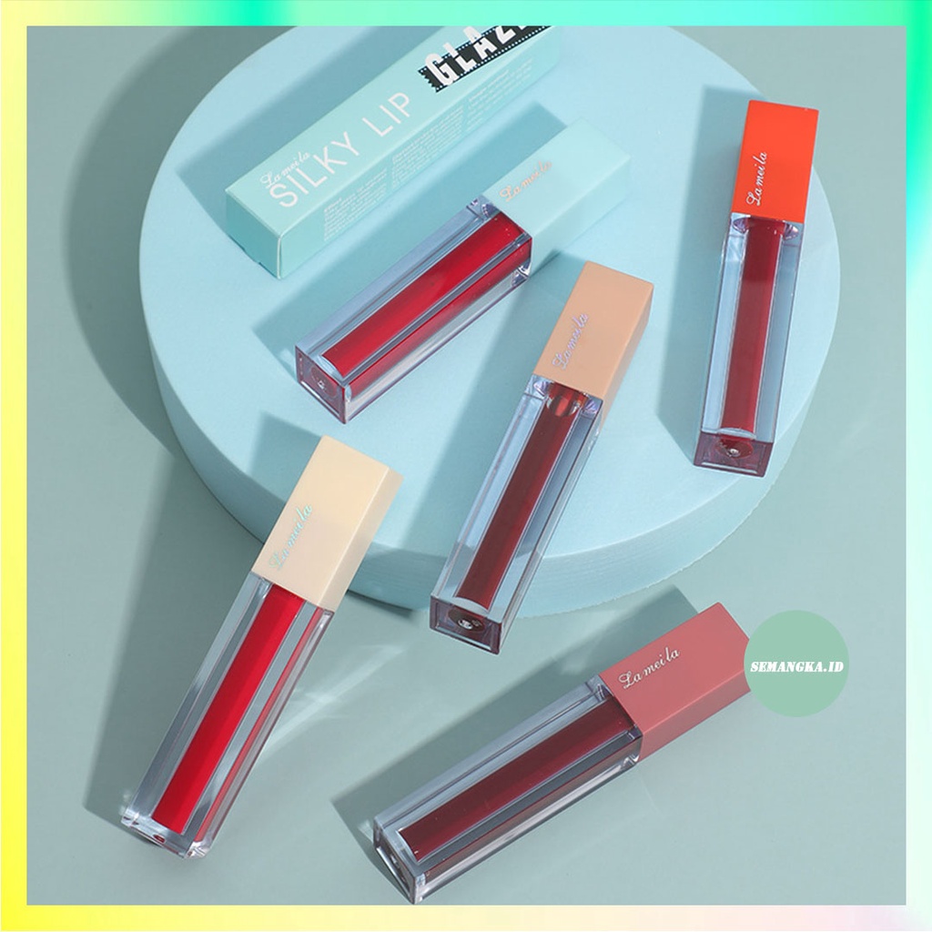 LAMEILA Lip Glaze Velvet Lipstick Pelembab Cair Lipstik LA061