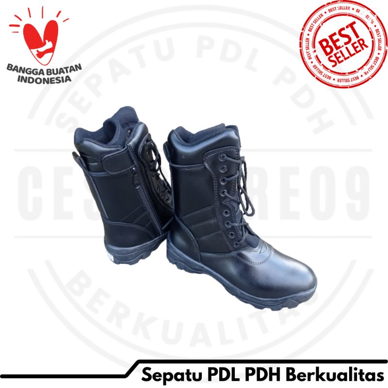 Sepatu PDL TNI POLRI Jatah Sepatu PDL BANSER SECURITY Sepatu Safety