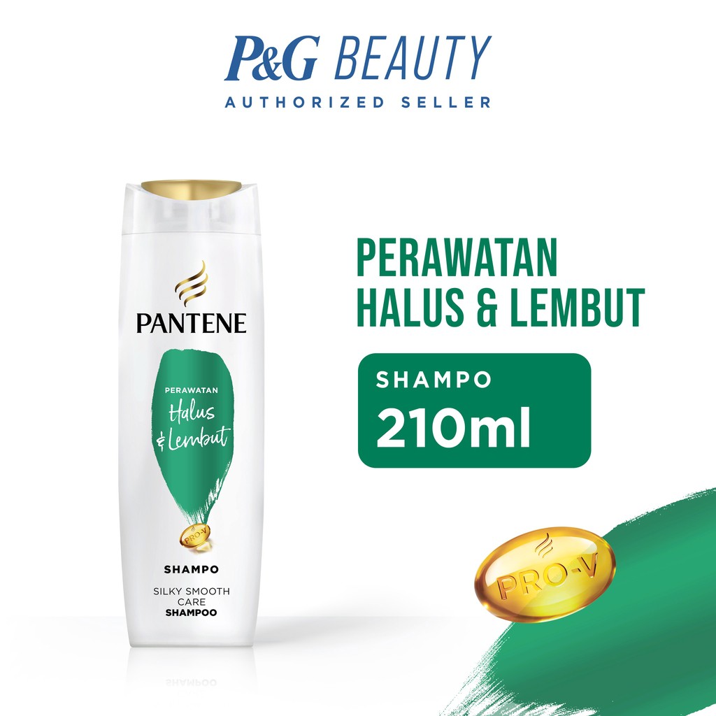 Pantene Pro-V Shampoo Silky Smooth Perawtan Halus & Lembut 210ml