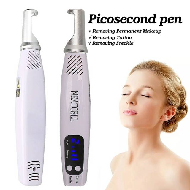 Laser picosecond picosure tattoo removal pen penghilang flek sulam toning face biru merah