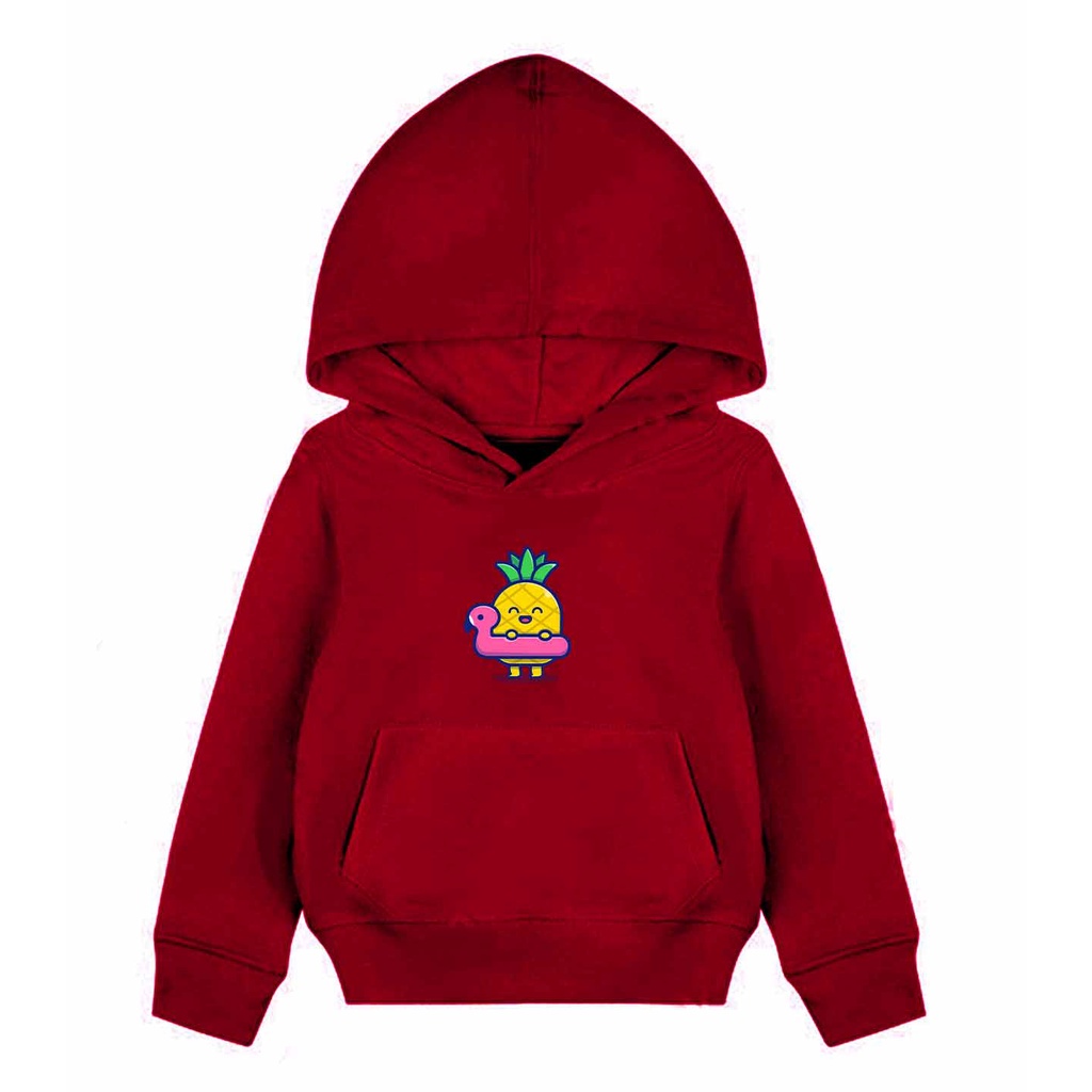 Hoodie Anak Pineapple Sweater Pakaian Fleece M - XL