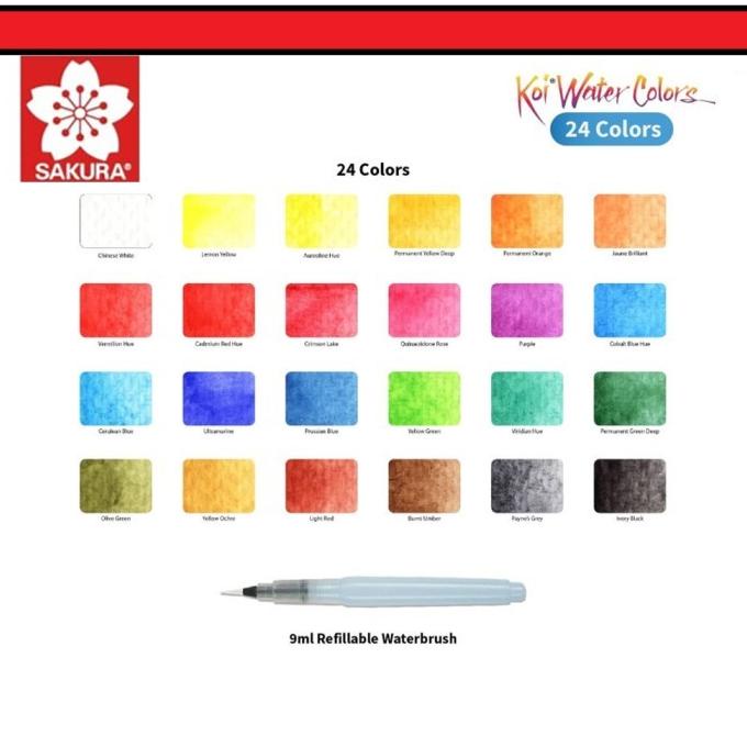 

Cat Air / Sakura Koi Watercolors 24 Field Sketch Box