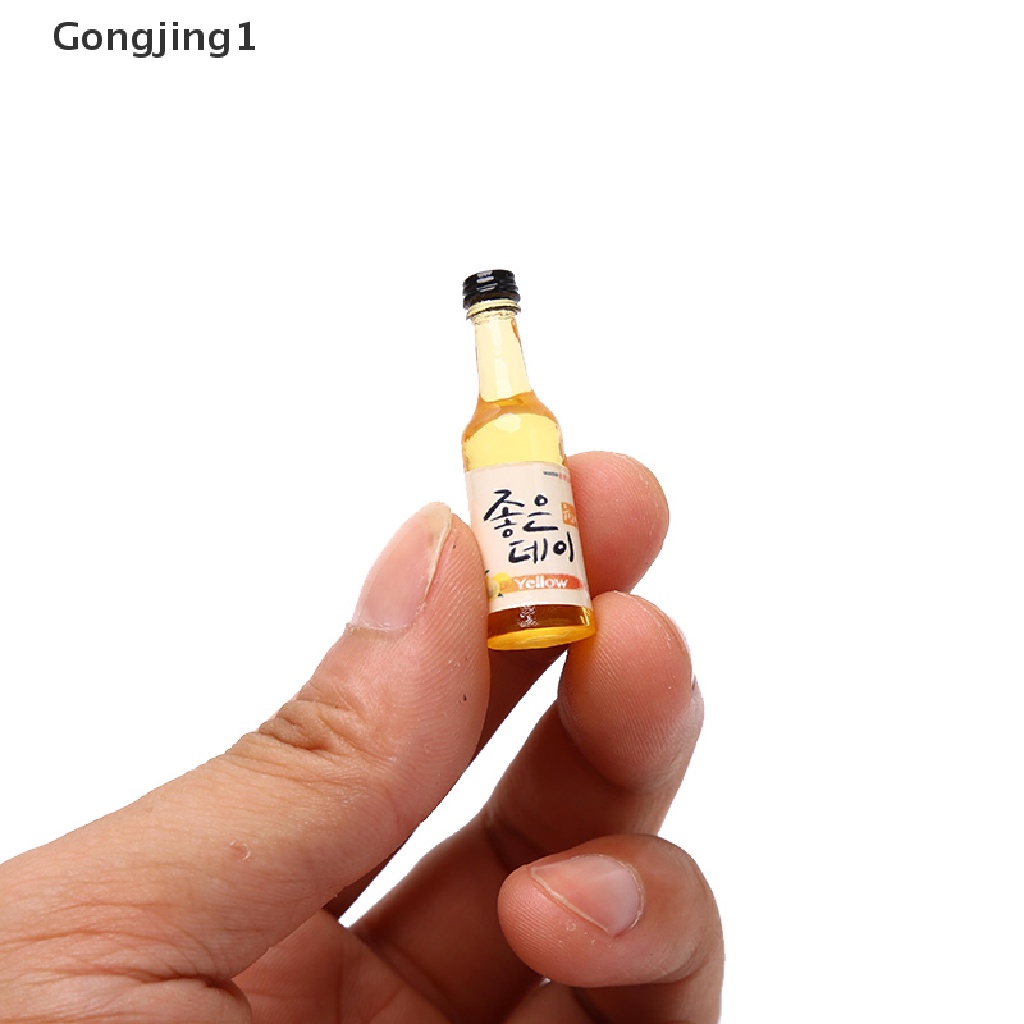 Gongjing1 10Pcs Miniatur Botol Minuman Untuk Dekorasi Rumah Boneka DIY