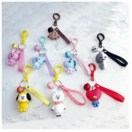 Gantungan Kunci Kpop BTS 21 Keychain Cute Impor UKURAN BESAR 106