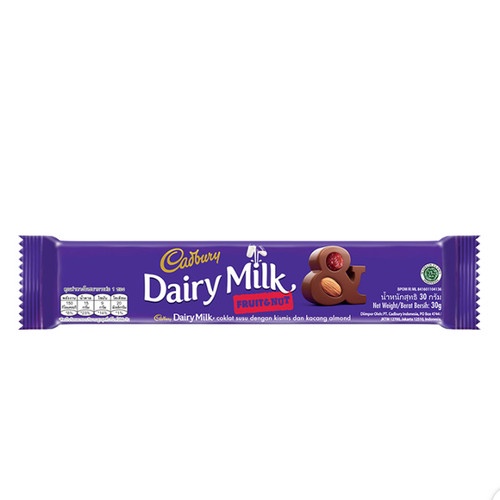 

Cadbury Dairy Susu Buah dan Kacang 30 g