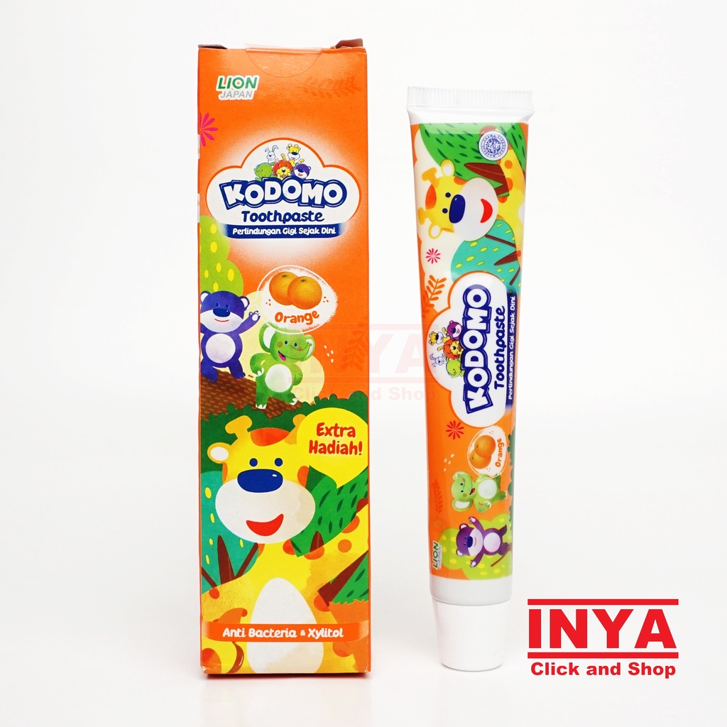 KODOMO TOOTHPASTE ORANGE 45gr - Pasta Gigi Anak - Odol