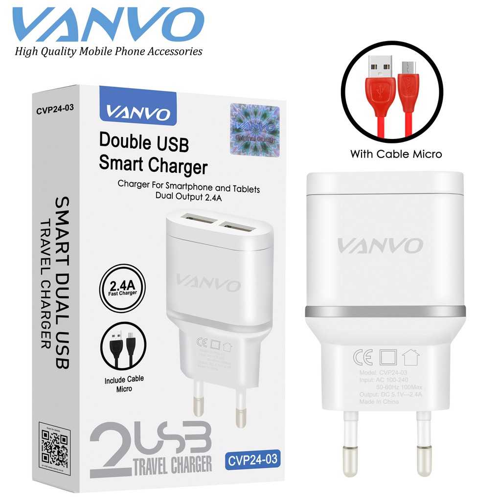 Vanvo Travel Charger CVP24-03