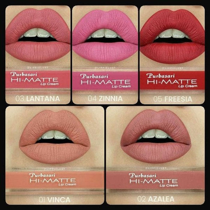 Purbasari HiMatte Lipcream Lip Cream(100% Original)