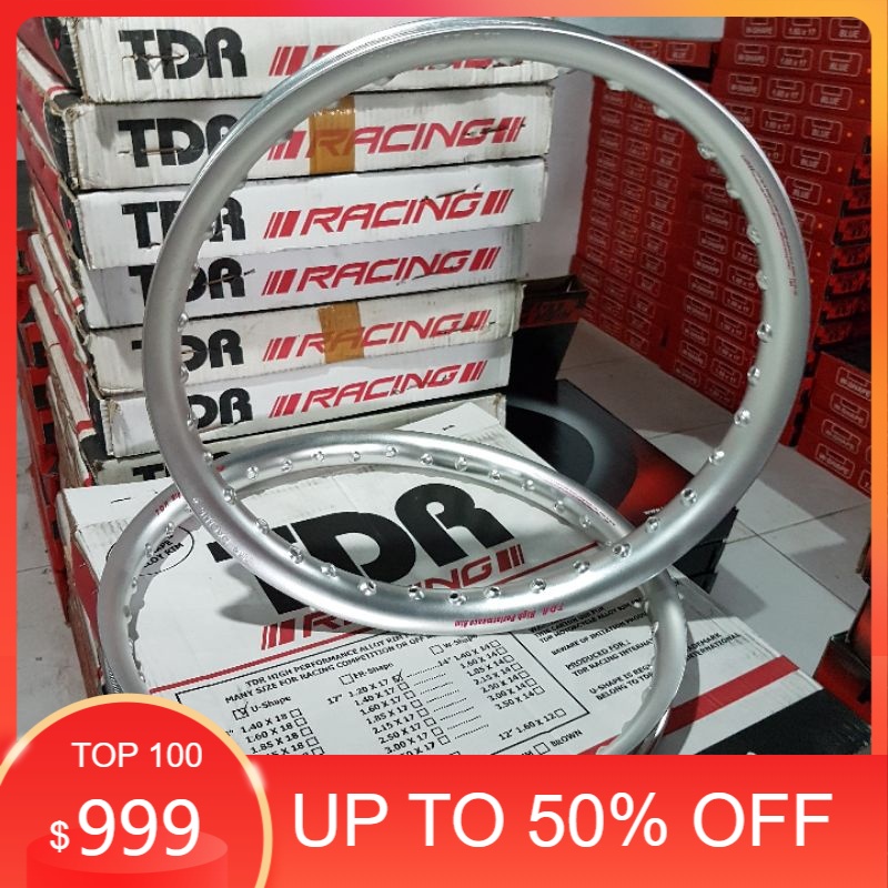 Velg TDR US SHAPE SILVER 120 140 160  300 ring 17