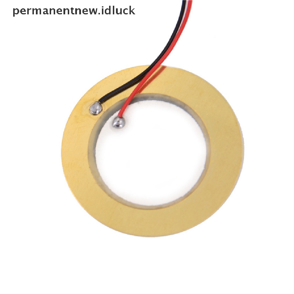 10pcs Disk Drum Sensor Trigger Piezo Elements buzzer Sounder Bahan Tembaga Ukuran 35mm