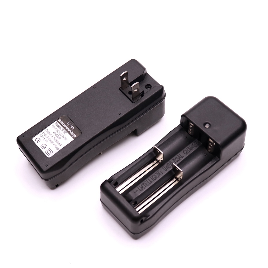 Bisa Untuk - Baterai Vape 18650 / 18350 2 Slot - Baterai AA /AAA  Intelligent LI-Ion 1.5A Fast Charging