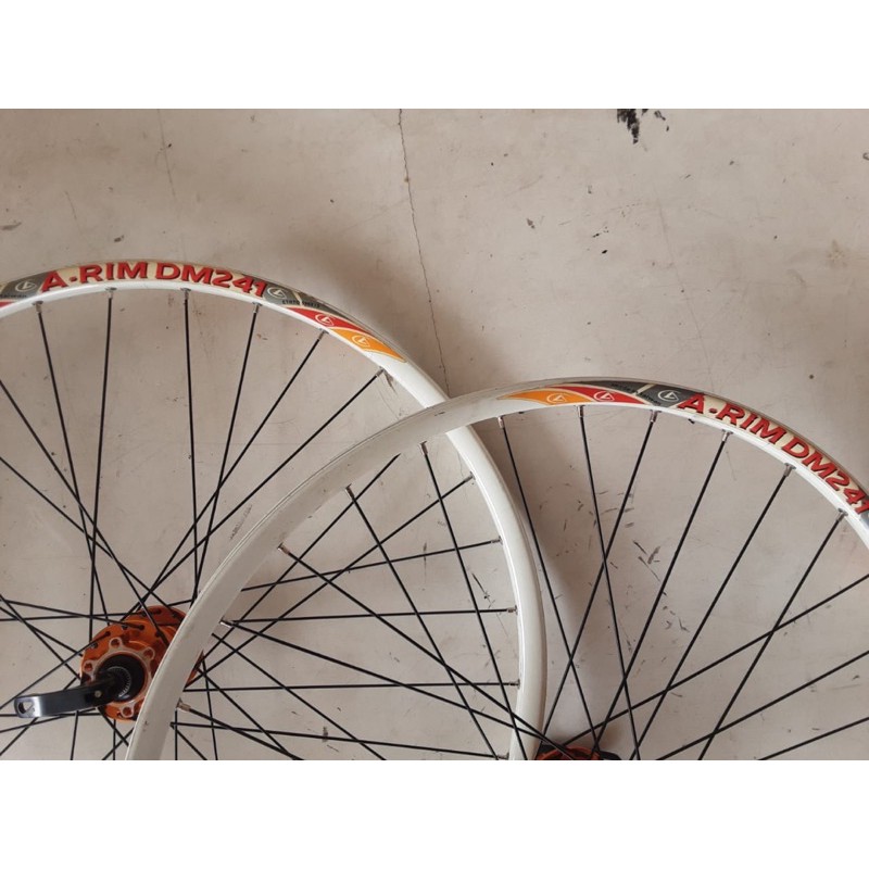 wheelset mtb 26 discbrake hub pacific cassette jangkrik