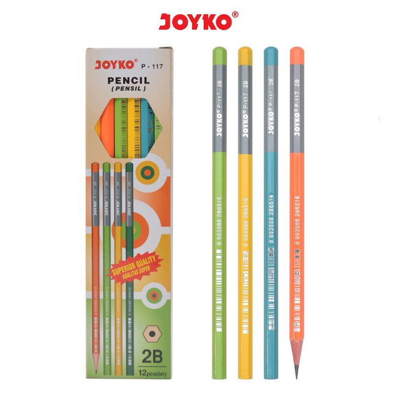 

Pencil Pensil Joyko P-117 2B (HARGA SATUAN)