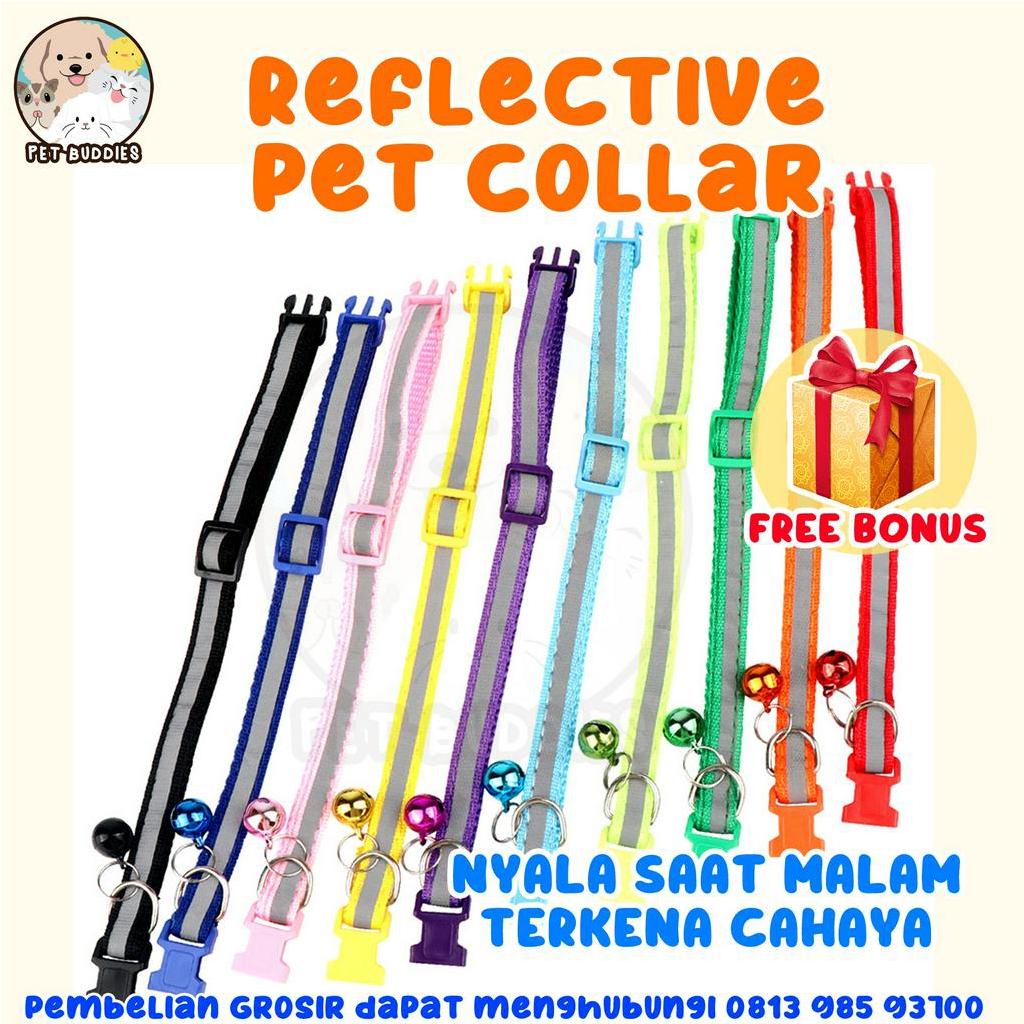 Pet Collar Kalung Lonceng Kucing/Anjing Motif Lucu