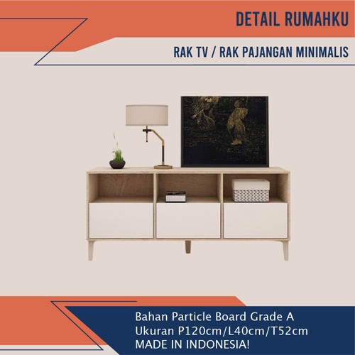 RAK BUFFET TV SERBAGUNA MINIMALIS VR03 120CM