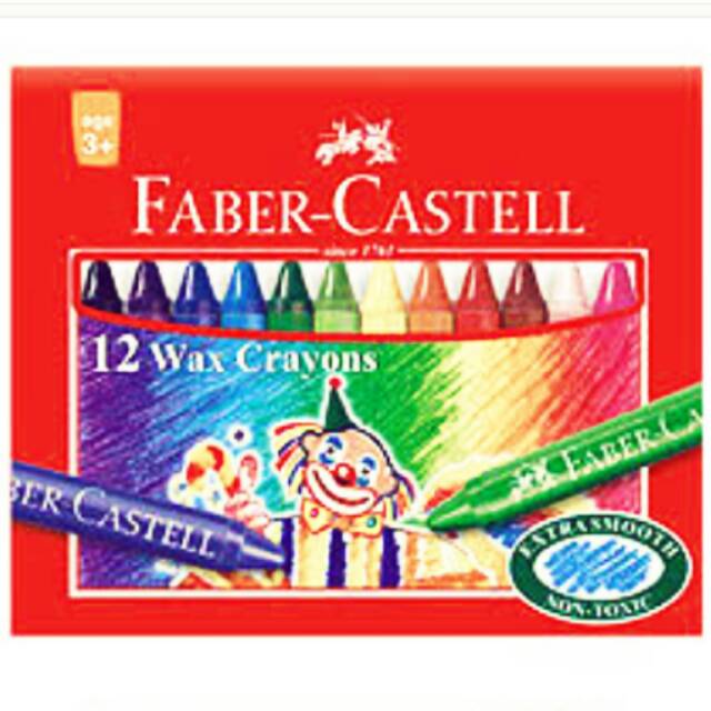 

Wax crayon 12 pendek fabercastell