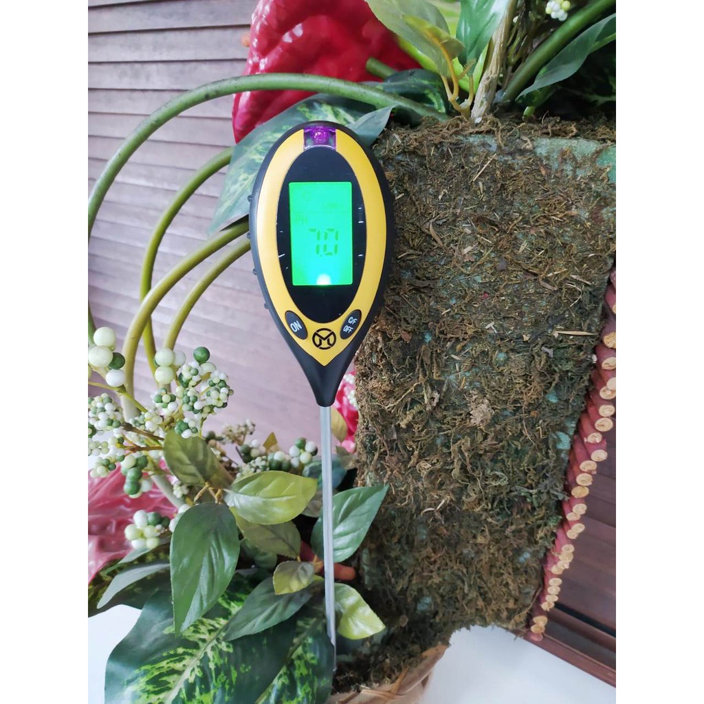 Mediatech Soil meter 4 in1 Soil Survey Instrument - pH Meter Tanah Digital - B19005