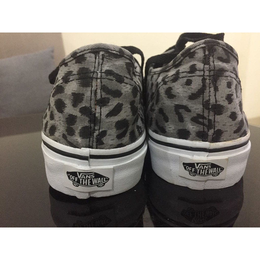 grey cheetah vans