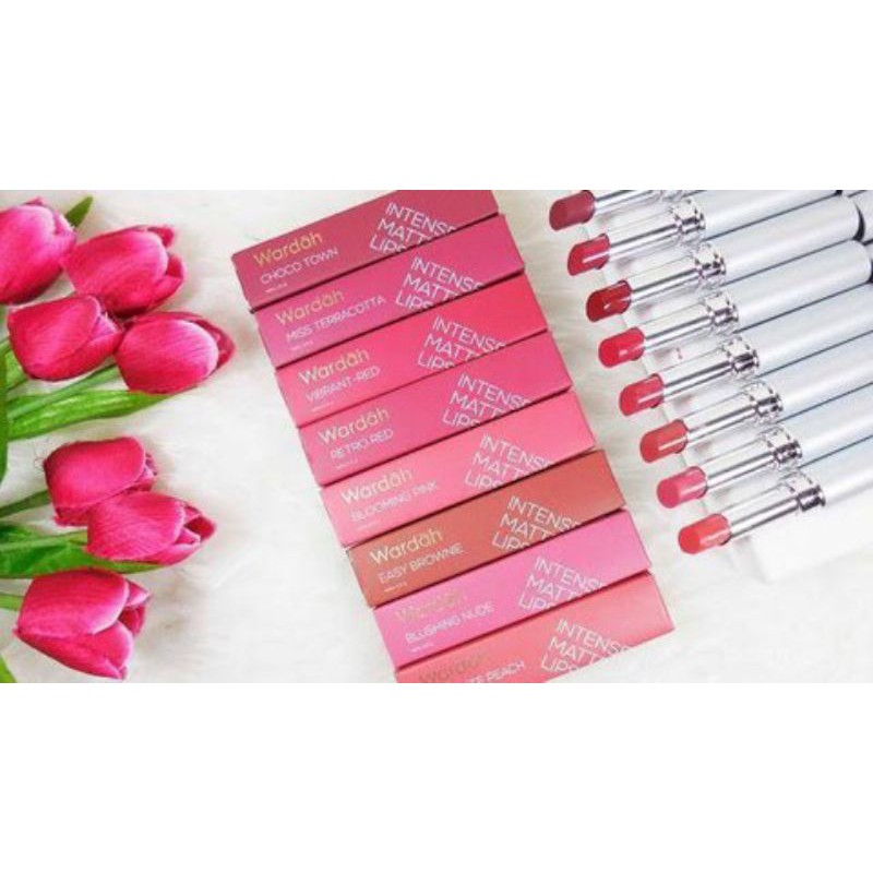 WARDAH/LIPSTIK/WARDAH LONG LASTING/LIPSTIK WARDAH LONGLASTING/LIPSTICK/WARDAH INTENSE MATTE LIPSTIK