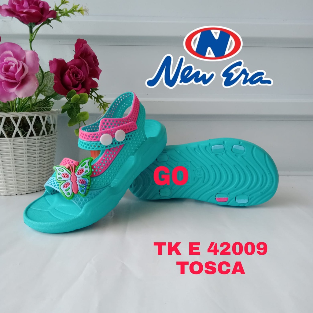 sogo NEW ERA TK E 42009 Sandal Sepatu Anak Tali Belakang Karet Sandal Perempuan Original