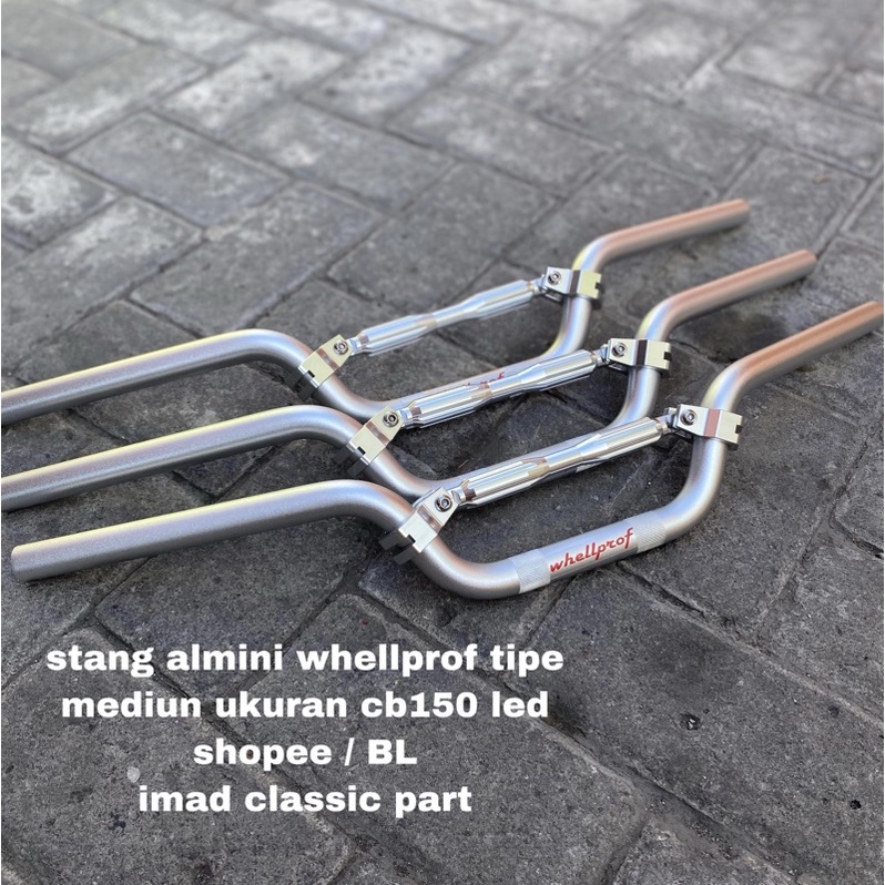 Stang stir Replika daytona tipe Ukuran cb 150 led medium detail original merk whellprof import